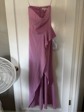 dress the population louisa dress the population dress louisa flutter sleeve v neck midi sheath dress small
